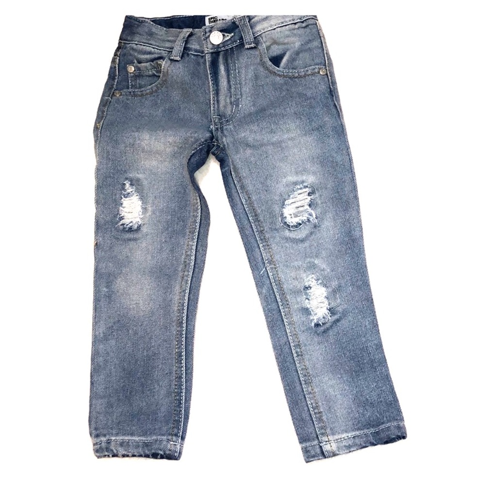 Toddler distressed denim pants